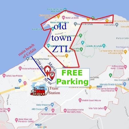 Maria'S - Free Parking Area, No Ztl Apartment Cefalu Exterior photo